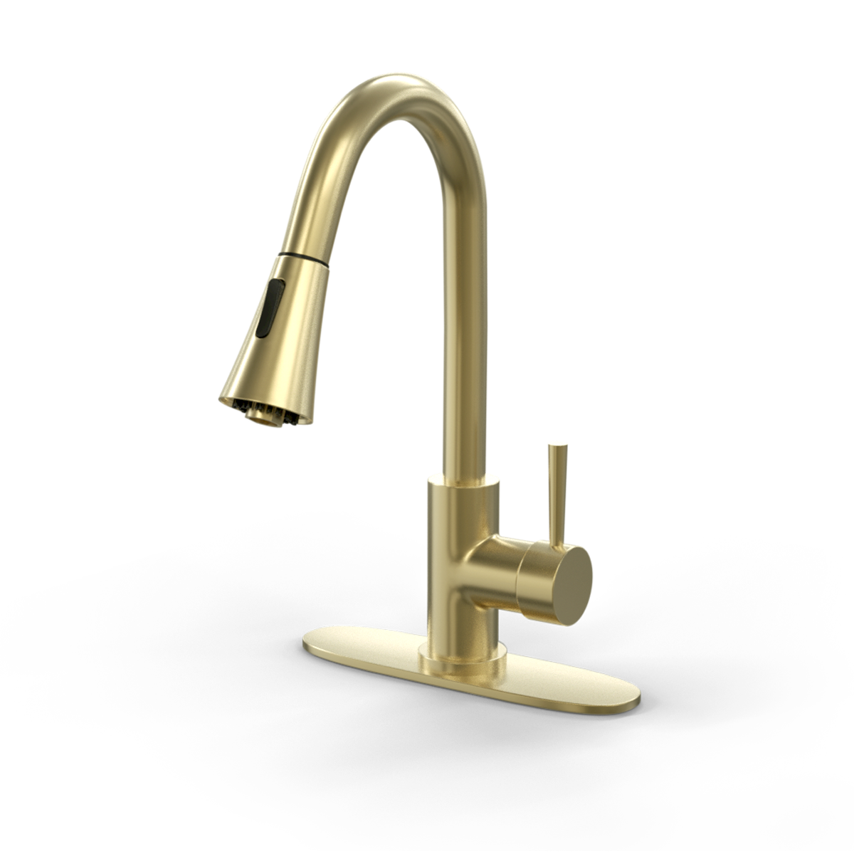 Premium Kitchen Faucet - Brushed Brass