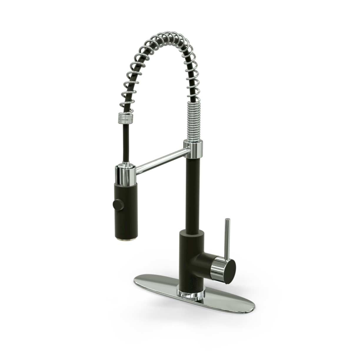 Pro-Rinse Faucet - Black & Chrome